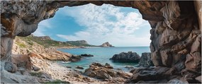 Kép - Barlang a tenger mellett (120x50 cm)