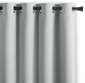 Világosszürke sötétítő függöny 140x270 cm Eyelets – Restilo