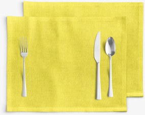 Goldea malaga reggeliző alátét - lime színű - 2 db 30 x 40 cm