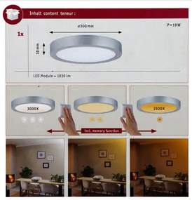 Paulmann 79798 - LED/16W Mennyezeti lámpa CARPO 230V 2300/2500/3000K