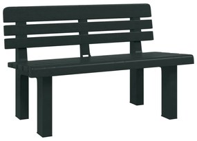 zöld polipropilén kerti pad 110 x 52 x 71 cm