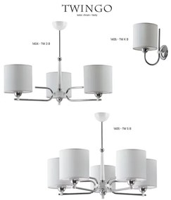 Jupiter 1406 - TW K B - Fali lámpa TWINGO 1xE27/60W/230V