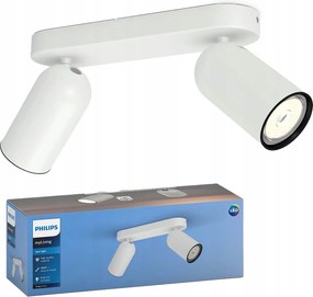 Mennyezeti lámpa Reflektor 2x GU10 fehér Pongee Philips