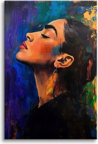 Vászonkép a nappaliba Kortárs művészet falra Portré 80x120