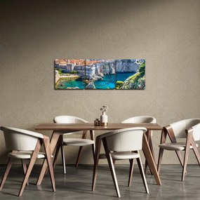Kép - Dubrovnik (órával) (90x30 cm)