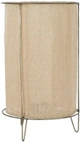 Gyertya lámpás textil oldalú, méret S