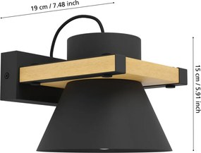 Eglo MACCLES 43958 Fali lámpa 1x15W/E27 IP20