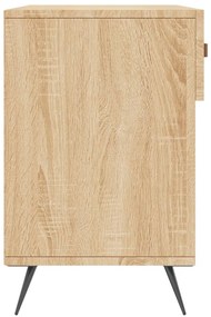 vidaXL sonoma tölgy színű szerelt fa cipőpolc 102x35x55 cm
