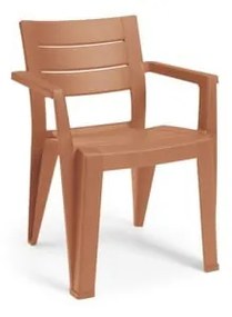 Narancssárga műanyag kerti szék Julie – Keter