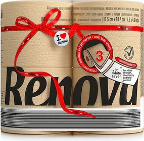 Toalettpapír Nude Renova Double Faced 4R