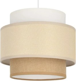 Brilagi - Kábeles függeszték RESNA 1xE27/60W/230V átm. 20 cm krémszínű/bézs