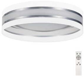 Belis LED Dimmelhető mennyezeti lámpa SMART CORAL LED/24W/230V fehér/ezüst + távirányító BG-636