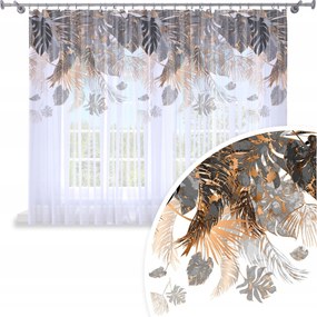 Függöny Kész 400x150 Fátyol Festett Béka Mintás 096