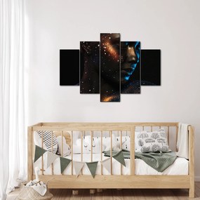 Csillogó nő képe (150x105 cm)