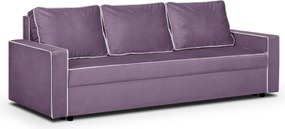 MIMI Háromszemélyes kinyitható kanapé Rózsaszín/fehér