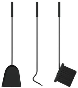 4 darabos kandallószerszám-készlet 22 x 59 cm acél