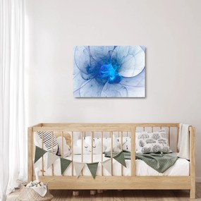 Absztrakt kép (üvegen) (70x50 cm)