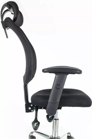 Fekete irodai szék FLEXISEAT Q-118RC