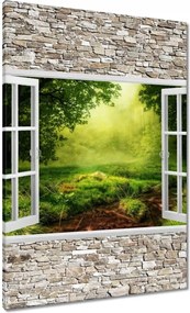 Festmények 70x100 Fa ablak