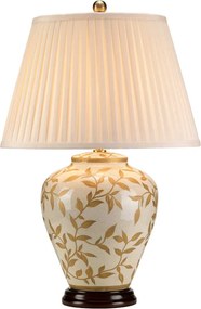 Elstead Lighting Leaves Brown Gold LEAVES-BR-GL-TL Asztali lámpa 1x60W/E27