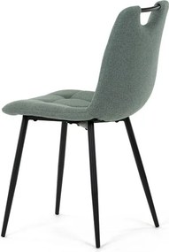 Étkezőszék, zöld, szövet, DCL-V2017 GRN2