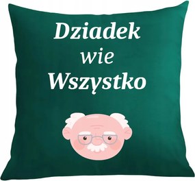 Párna párnahuzat Nagypapa napja Nagypapa mindent tud Ajándék
