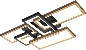 Eglo 300296 - LED dimmelhető mennyezeti lámpa MATERA LED/60W/230V arany/fekete