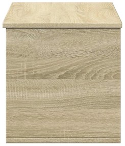 sonoma tölgy színű szerelt fa tárolóláda 90 x 35 x 35 cm