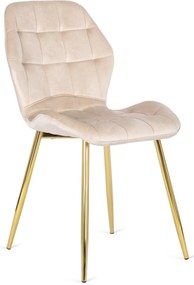 Krém Bársony Étkezőszék. LUCKY