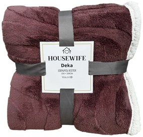 Luxus mikroplüss sherpa pléd NESTIVE rózsaszín Méret: 200 x 230 cm