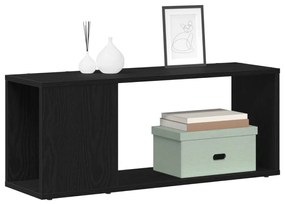 TV állvány, fehér, 80x24x32 cm, mérnöki fa