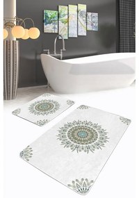 Fehér fürdőszobai kilépő szett 2 db-os 60x100 cm – Mila Home