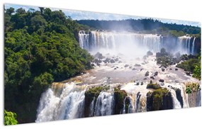 Iguassu vízesés képe (120x50 cm)