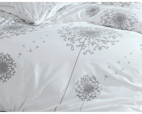 BedTex Pamut ágynemét Pampeliška szürke, 220 x 200cm, 2 db 70 x 90 cm