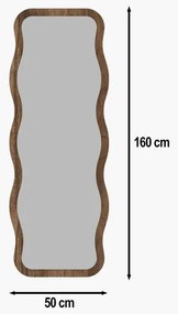 Tükör Aror - Walnut