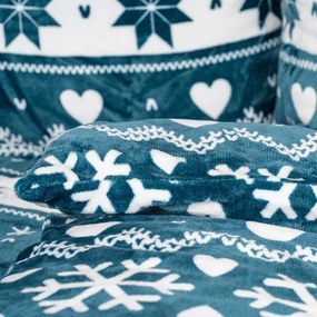 4Home Nordic love mikroszálas ágyneműhuzat, 140 x 220 cm, 70 x 90 cm, 140 x 220 cm, 70 x 90 cm