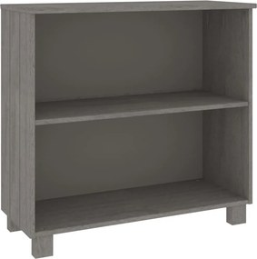vidaXL HAMAR világosszürke tömör fenyőfa tálalószekrény 85x35x80 cm