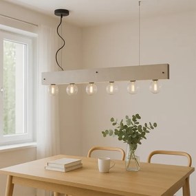 ONLI - Csillár zsinóron ARGO 6xE27/22W/230V szürke