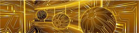 Fotótapéta Alagút Geometria Fény Gömb minták Futurizmus 250x60 +ragasztó