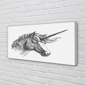 Canvas képek rajz egyszarvú 140x70 cm