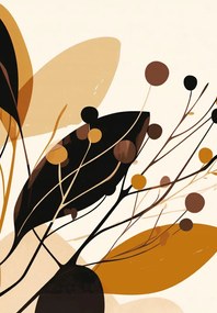 Poszter 68x98cm Őszi sziluettek