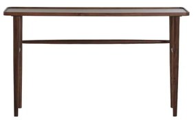 Barna akácfa konzolasztal 30x140 cm Qiano – Light &amp; Living