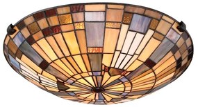 Quoizel QZ-INGLENOOK-F-SMALL - Mennyezeti lámpatest INGLENOOK 2xE27/60W/230V átm. 40,7 cm