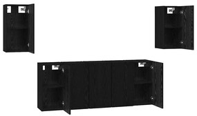 TV szekrény garnitúra 7 pcs Musta tammi 30.5 x 30 x 60 cm