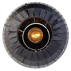 Modern mennyezeti lámpa fekete 26 cm - Zoë