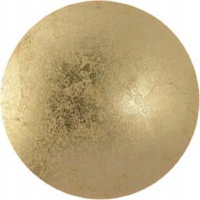 Platillo lapos fali lámpa, matt arany számlap, nappaliba és előszobába