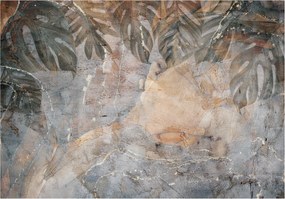 Flizelin fotótapéta Vintage Növények Levelek absztrakt 400x280 +ragasztó