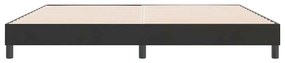 vidaXL fekete bársony ágykeret matrac nélkül 180x220 cm