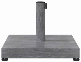 Kültéri Napernyő Tartók Sötét fa 45 x 45 x 31.5 cm Acél, Beton