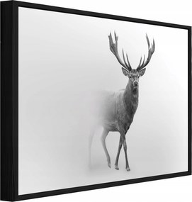 Vászonkép Fekete Keretben Szarvas Állatok Nappali Hálószoba 100x70